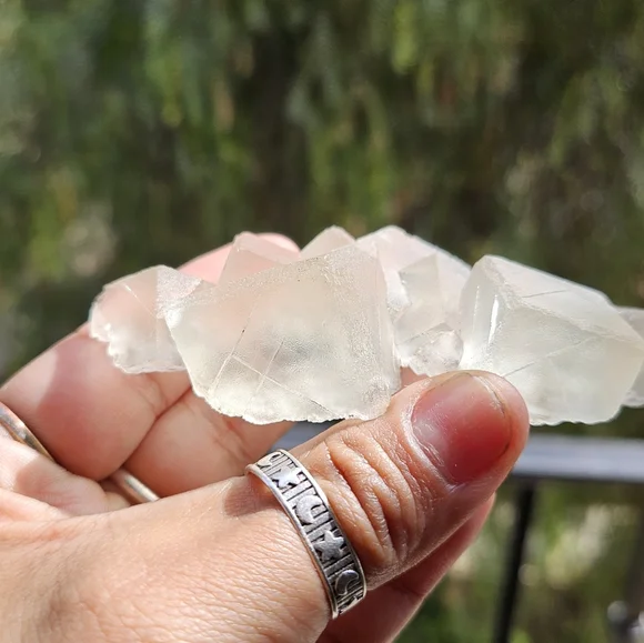 Translucent Cubic Crystal Cluster - Chinese Fluorite - Picture 2 of 4